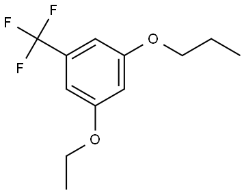 1-ethoxy-3-propoxy-5-(trifluoromethyl)benzene Structure