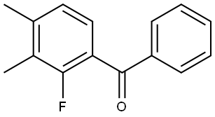 (2-fluoro-3,4-dimethylphenyl)(phenyl)methanone Structure