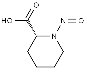 (R)-1-nitrosopiperidine-2-carboxylic acid Structure