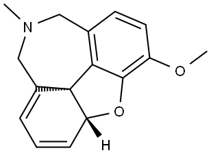 Galanthamine, 3,4-didehydro-3-deoxy- (9CI) Structure