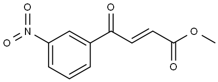 (E)-methyl 4-(3-nitrophenyl)-4-oxobut-2-enoate Structure