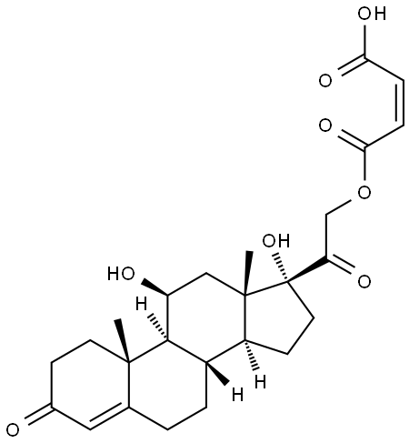Hydrocortisone hydrogen succinate Impurity 4(Triethylamine salts) Structure