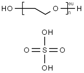 POLYETHYLENE GLYCOL 600 SULFATE Structure