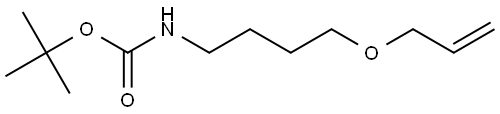 N-Boc-4-(allyloxy)butan-1-amine Structure
