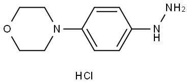 Morpholine, 4-(4-hydrazinylphenyl)-, hydrochloride (1:1) Structure
