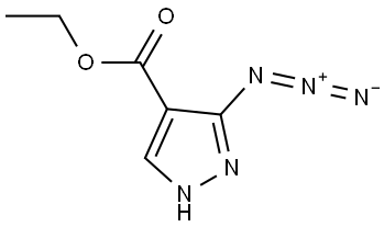 Ethyl 5-azido-1H-pyrazole-4-carboxylate Structure