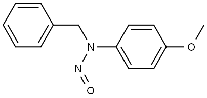 N-benzyl-N-(4-methoxyphenyl)nitrous amide Structure