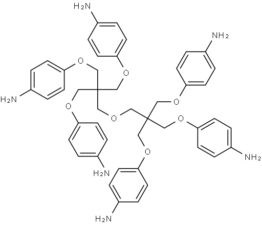 1,1'-oxybis[3-(4-aminophenoxy)-2,2-bis[(4-aminophenoxy)methyl]]propane Structure