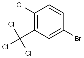 4-Bromo-1-chloro-2-(trichloromethyl)benzene Structure