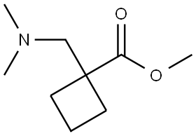 methyl 1-((dimethylamino)methyl)cyclobutane-1-carboxylate Structure