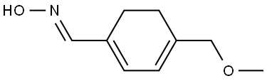 (E)-4-(methoxymethyl)cyclohexa-1,3-diene-1-carbaldehyde oxime Structure
