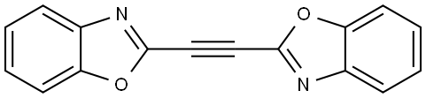 1,2-bis(2-benzooxazolyl)ethyne Structure