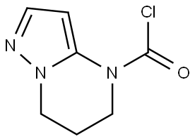 Pyrazolo[1,5-a]pyrimidine-4(5H)-carbonyl chloride, 6,7-dihydro- Structure