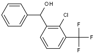 (2-chloro-3-(trifluoromethyl)phenyl)(phenyl)methanol Structure