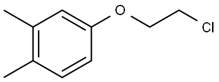 4-(2-Chloroethoxy)-1,2-dimethylbenzene Structure