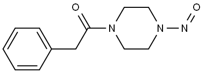 1-(4-nitrosopiperazin-1-yl)-2-phenylethanone Structure