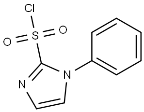 1-Phenyl-1H-imidazole-2-sulfonyl chloride Structure