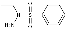Benzenesulfonic acid, 4-methyl-, 1-ethylhydrazide Structure