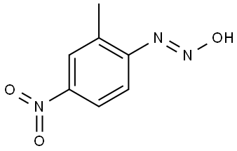 (E)-1-hydroxy-2-(2-methyl-4-nitrophenyl)diazene Structure