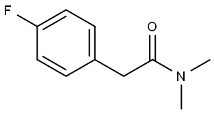 4-Fluoro-N,N-dimethylbenzeneacetamide Structure