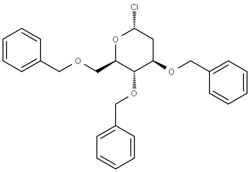 chloro-3,4,6-tri-O-benzyl-2-deoxy-D-glucopyranoside Structure