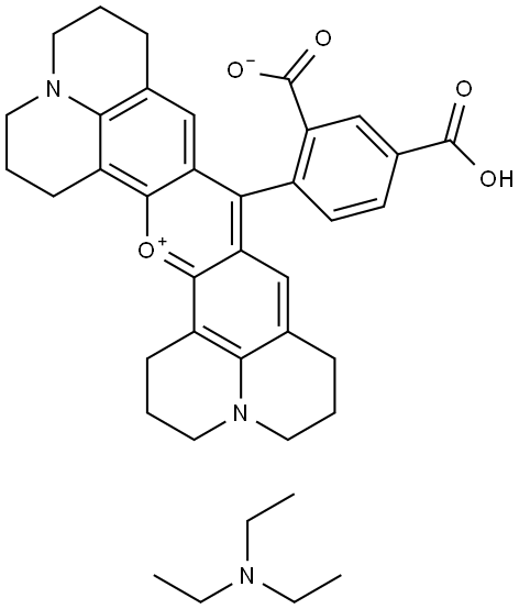 5-Carboxy-X-rhodamine triethylamine Structure