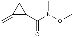 N-methoxy-N-methyl-2-methylenecyclopropane-1-carboxamide Structure