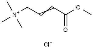 γ-Dimethylamino-crotonsaeure-methylester-chlormethylat Structure