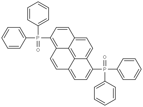 1,1′-(1,6-Pyrenediyl)bis[1,1-diphenylphosphine oxide Structure