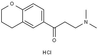 1-(chroman-6-yl)-3-(dimethylamino)propan-1-one hydrochloride Structure