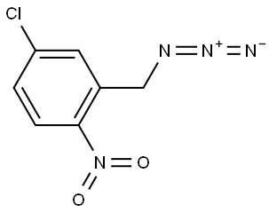 2-(azidomethyl)-4-chloro-1-nitrobenzene Structure