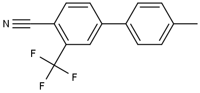 4'-Methyl-3-(trifluoromethyl)[1,1'-biphenyl]-4-carbonitrile Structure
