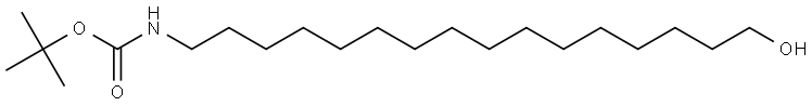 N-Boc-16-aminohexadecan-1-ol Structure