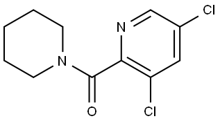(3,5-dichloropyridin-2-yl)(piperidin-1-yl)methanone Structure