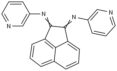N1,N2-di(pyridin-3-yl)acenaphthylene-1,2-diimine Structure