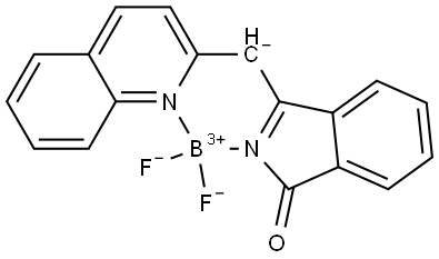 (T-4)-Difluoro[3-[(2-quinolinyl-κN)methyl]-1H-isoindol-1-onato-κN2]boron Structure