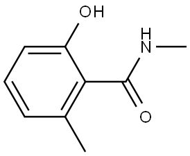Benzamide, 2-hydroxy-N,6-dimethyl- Structure