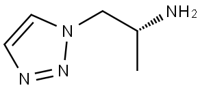1H-1,2,3-Triazole-1-ethanamine, α-methyl-, (αR)- Structure