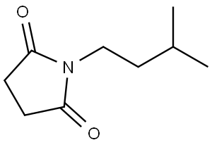 2,5-Pyrrolidinedione, 1-(3-methylbutyl)- Structure