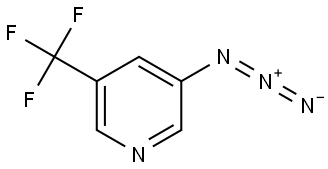 3-azido-5-(trifluoromethyl)pyridine Structure