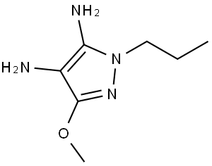 1H-Pyrazole-4,5-diamine, 3-methoxy-1-propyl- Structure