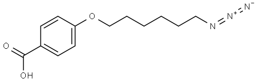4-((6-azidohexyl)oxy)benzoic acid Structure