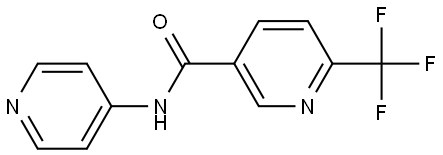 N-4-Pyridinyl-6-(trifluoromethyl)-3-pyridinecarboxamide Structure