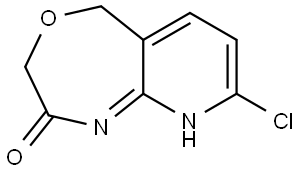 Pyrido[2,3-e][1,4]oxazepin-2(3H)-one, 8-chloro-1,5-dihydro- Structure