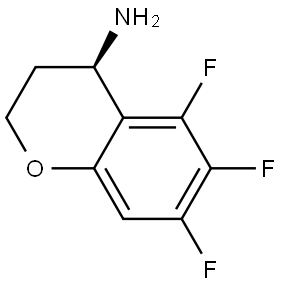 (4R)-5,6,7-trifluoro-3,4-dihydro-2H-chromen-4-amine Structure