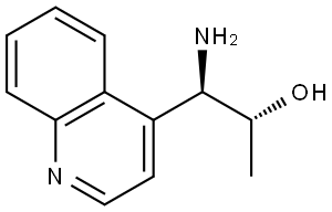 (1R,2R)-1-AMINO-1-(QUINOLIN-4-YL)PROPAN-2-OL Structure