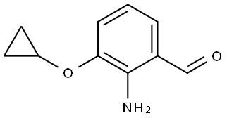2-Amino-3-(cyclopropoxy)-benzaldehyde Structure