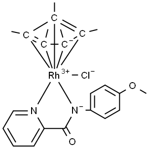 Chloro[N-(4-methoxyphenyl)-2-pyridinecarboxamidato-κN1,κN2][(1,2,3,4,5-η)-1,2,3,… Structure