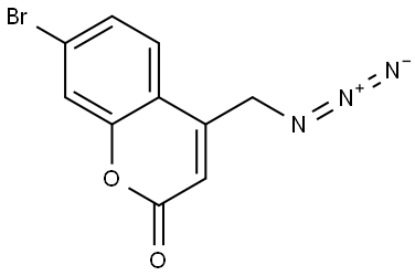 4-(azidomethyl)-7-bromo-2H-chromen-2-one Structure