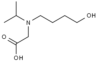 2-((4-hydroxybutyl)(isopropyl)amino)acetic acid Structure